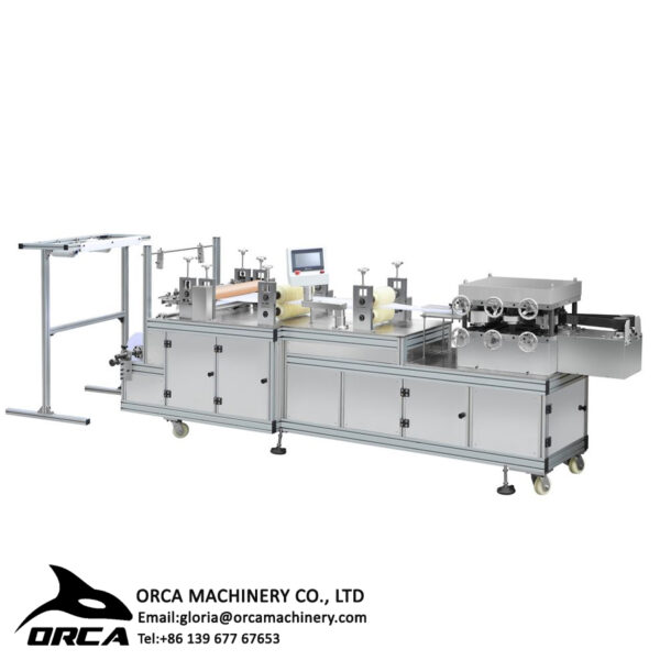 PLC PE/NON WOVEN CAP MAKING MACHINE