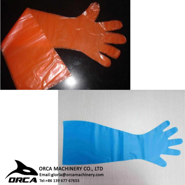 disposable film long sleeve glove machine