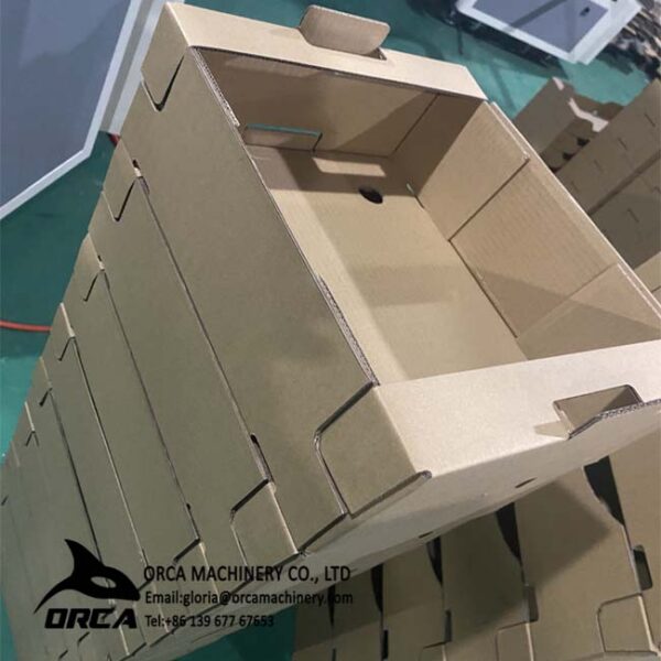 Automatic Paper Box Making Machine (Fruit Box Machine)
