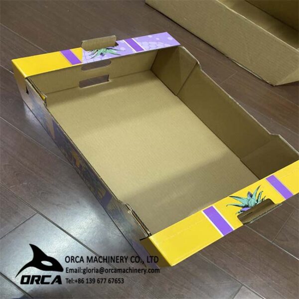 Automatic Paper Box Making Machine (Fruit Box Machine)